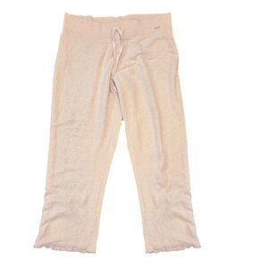 Aerie Wide Leg Cream Sweatpant XL